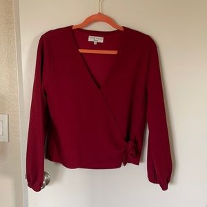 Madewell Crepe Wrap Top